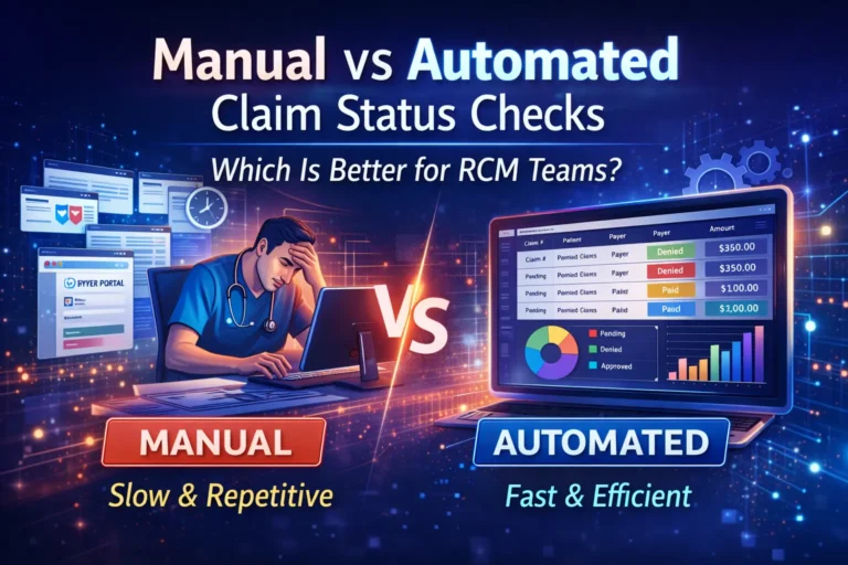 Manual vs Automated Claim Status Checks: Which Is Better for RCM Teams?
