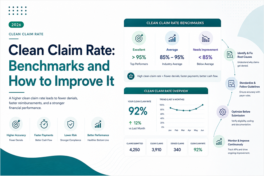 Clean claim rate improvement workflow